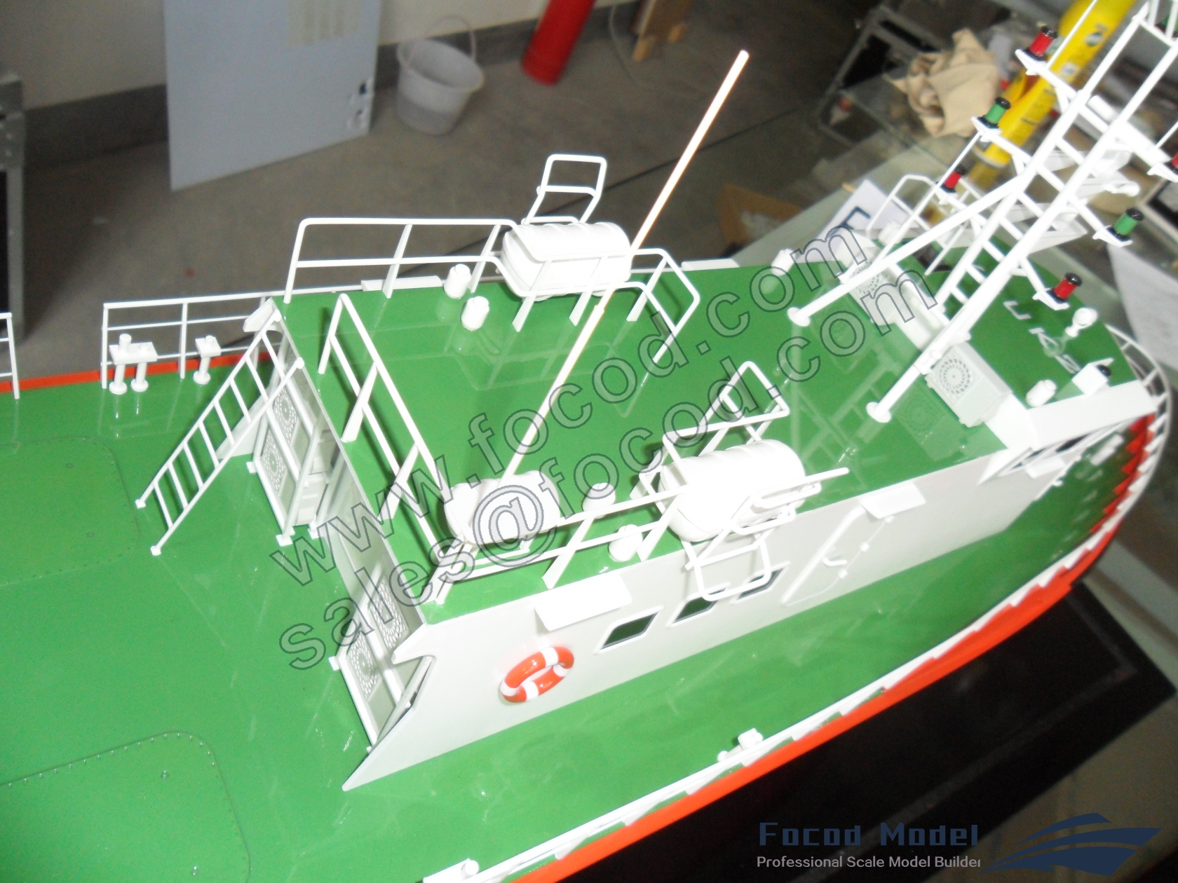customized model of 24m Crew Boat